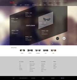 眼镜产品官网电商 网页 企业官网 khj356232352 zcool